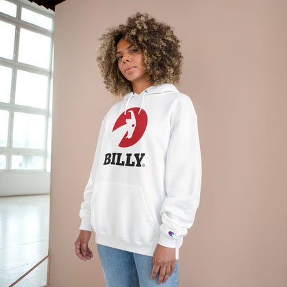 BILLY Core Adult Unisex Kapüşonlu (Kırmızı/Siyah Vertical Logo)