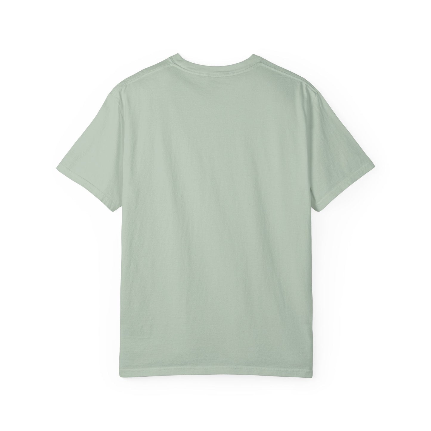 BILLY Unisex Garment-Dyed Tişört (Siyah/Kırmızı Vertical Logo)