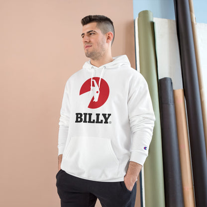 BILLY Core Adult Unisex Kapüşonlu (Kırmızı/Siyah Vertical Logo)