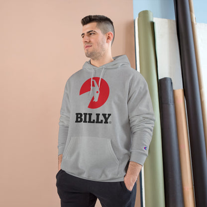 BILLY Core Adult Unisex Kapüşonlu (Kırmızı/Siyah Vertical Logo)