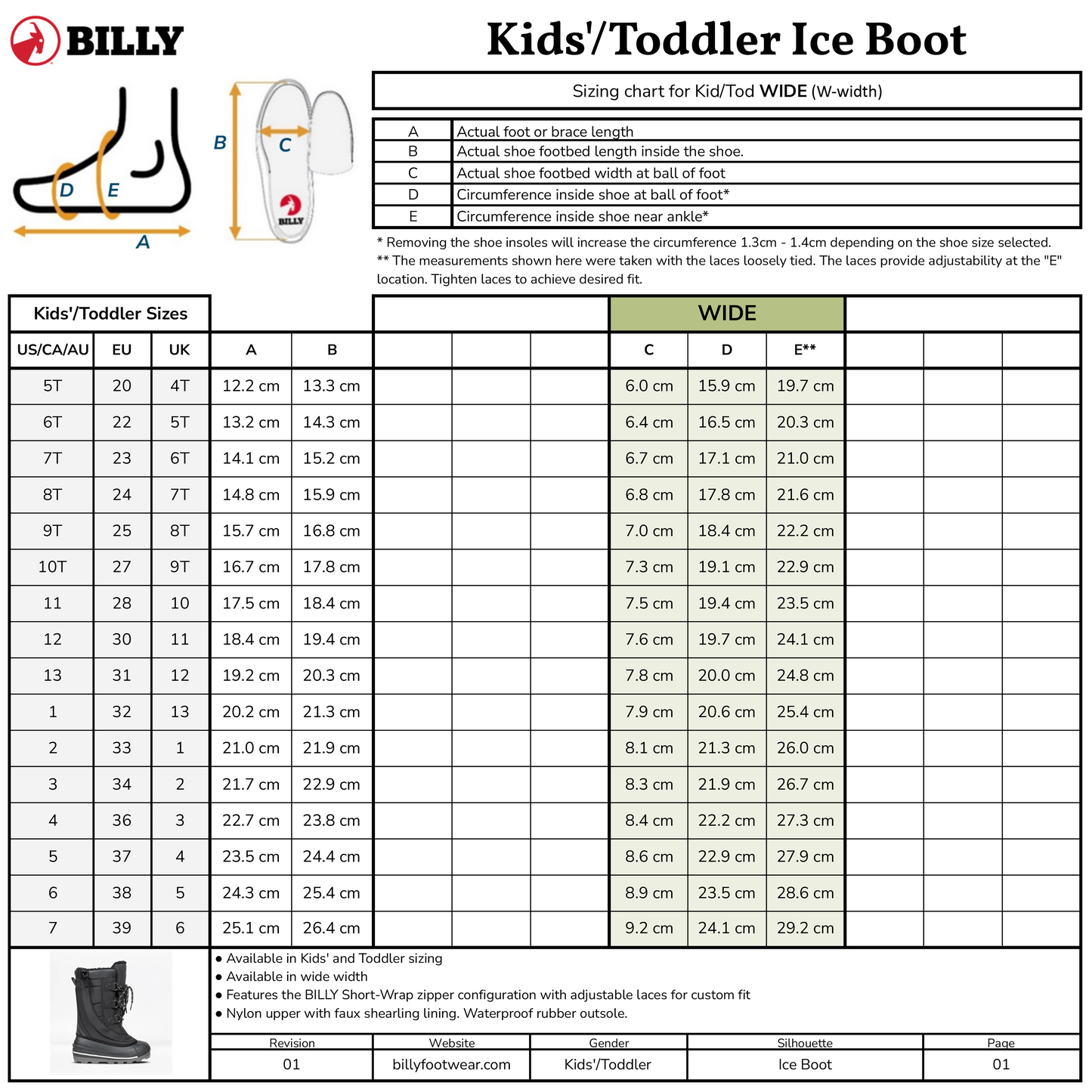 Siyah BILLY Buz Bot