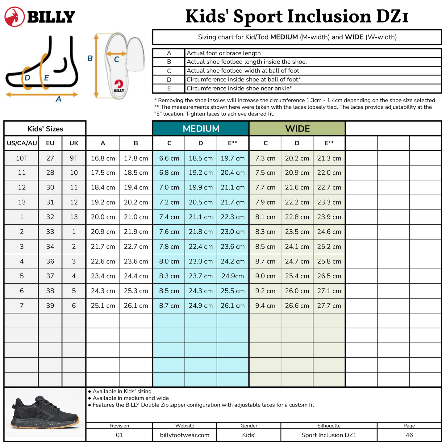 Çocuk' Sport Inclusion DZ1